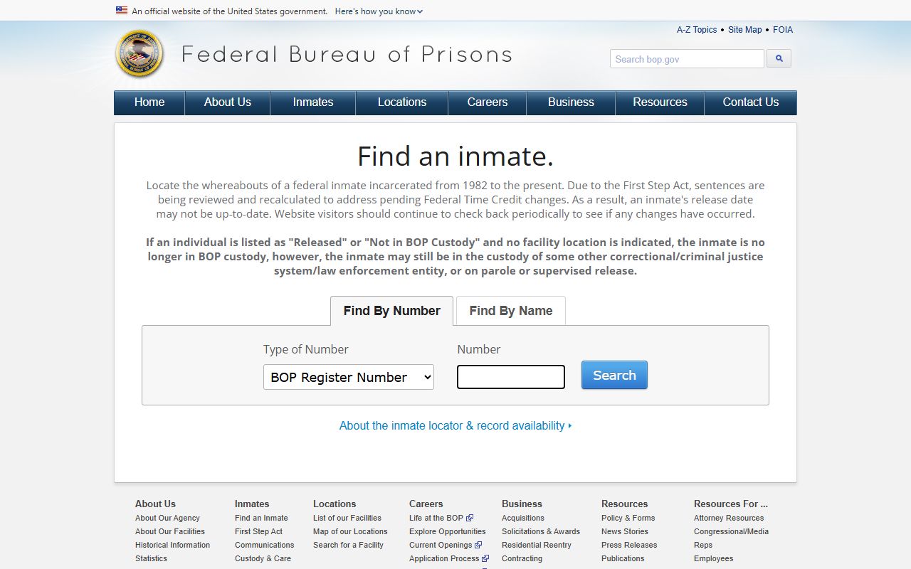Hennepin County released inmates federal BOP inmate locator